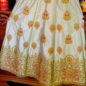 Indian silk gown dress